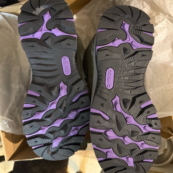 Hi-Tec Women's Olive and Lavender Hiking Boots - Picture 3 of 3